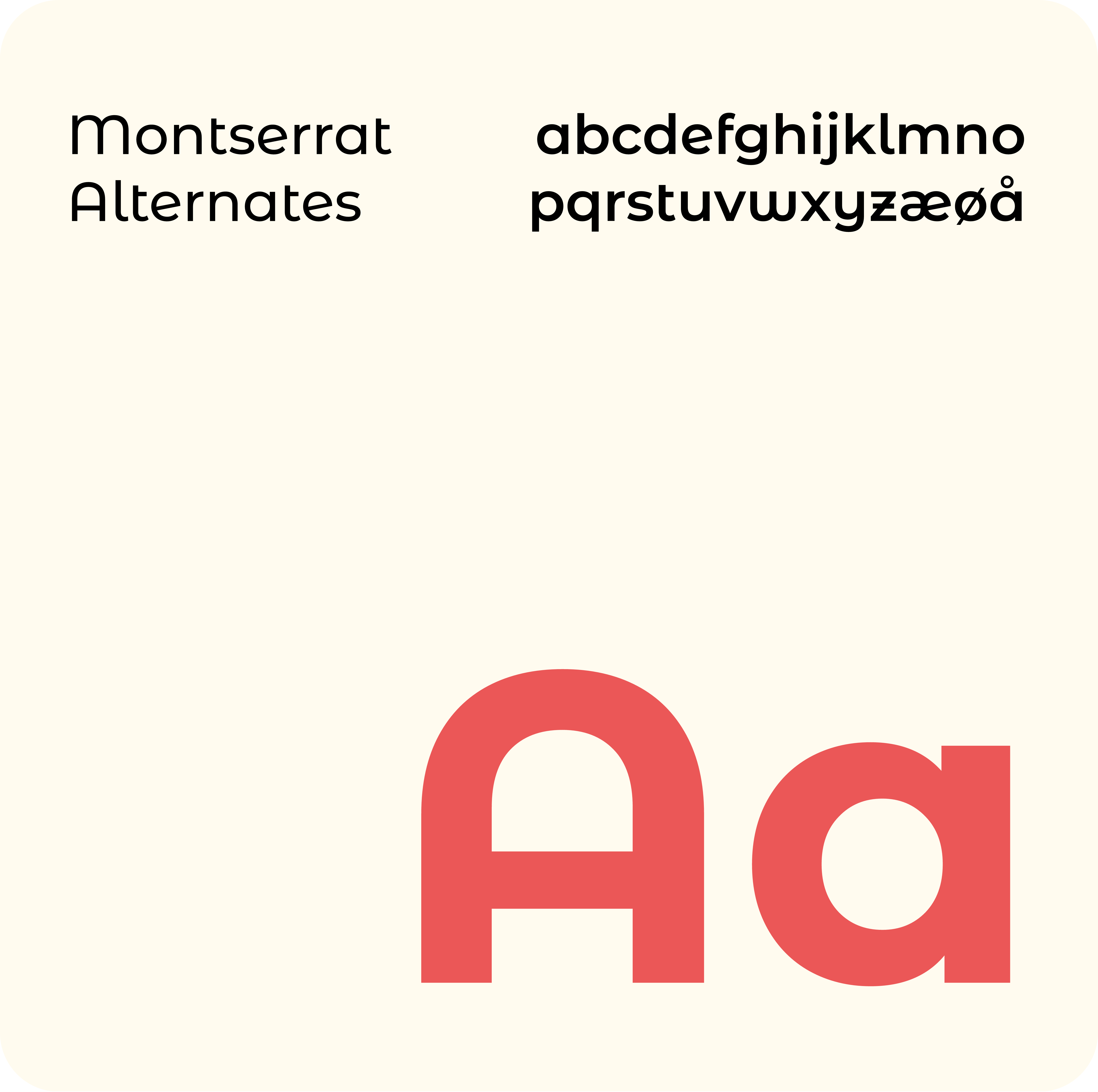 Mobilhotellet typografi rød